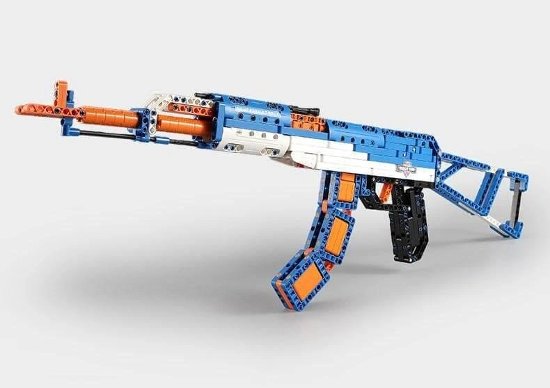 Epic Blocks AK-47 Assault Rifle Building Kit – Build Your Own Weapon!